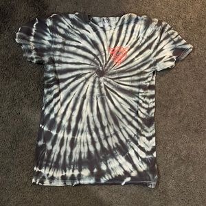 Spitfire black tie dye t shirt